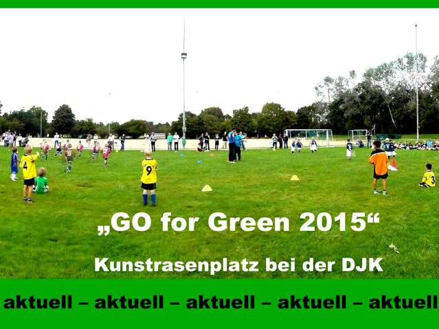 Planung eines Kunstrasen auf dem DJK