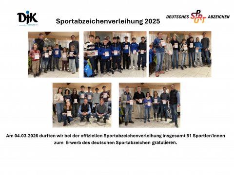 Sportabzeichenverleihung 2025